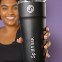 Splitflask 2 drink tumbler with straw